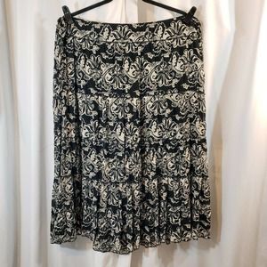 Emma James 20w tiered peasant skirt floral midi